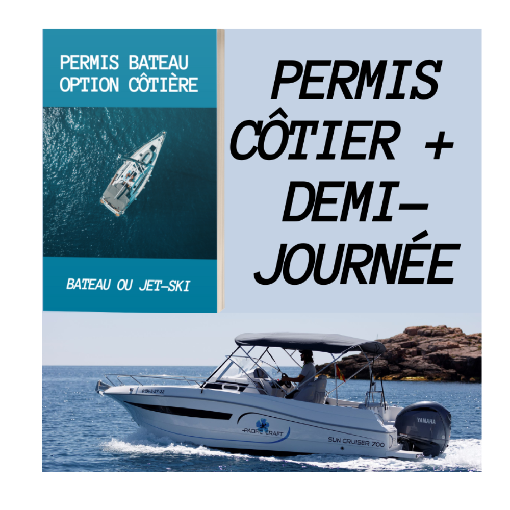 Le Permis Côtier + la 1/2 journée de location d&