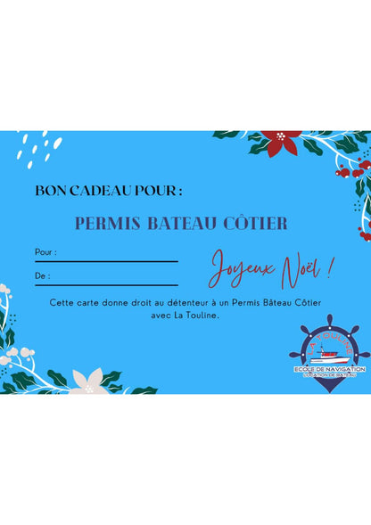 Bon Cadeau Permis Côtier